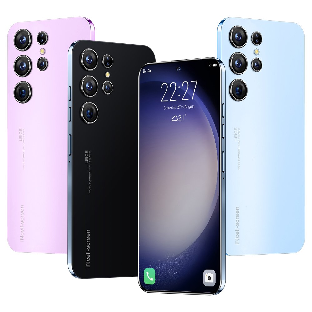 Original 16GB Unlocked Phone 3G Network Android 8.1 Mobile Phone S23 Ultra Big Screen Smartphone With Dual Sim Card